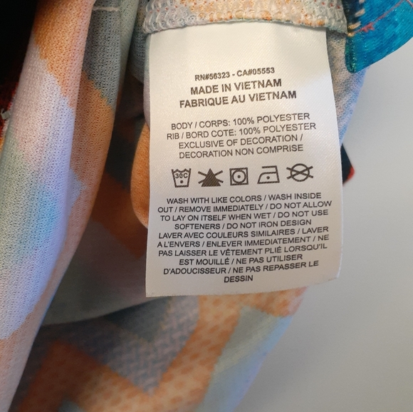 Multi-coloured Nike workout tank top - size small - Picture 5 of 5
